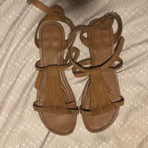 fringe sandals